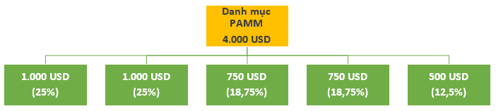 Ví dụ 2 về đầu tư PAMM của Alpari