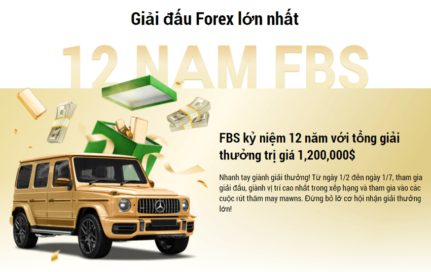 Giải đấu giao dịch 2021 chào mừng 12 năm FBS Vietnam