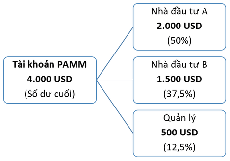 Lợi nhuận chia sẻ tài khoản PAMM
