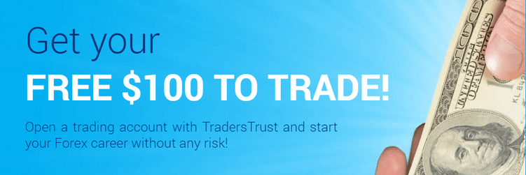 TradersTrust Thưởng $100