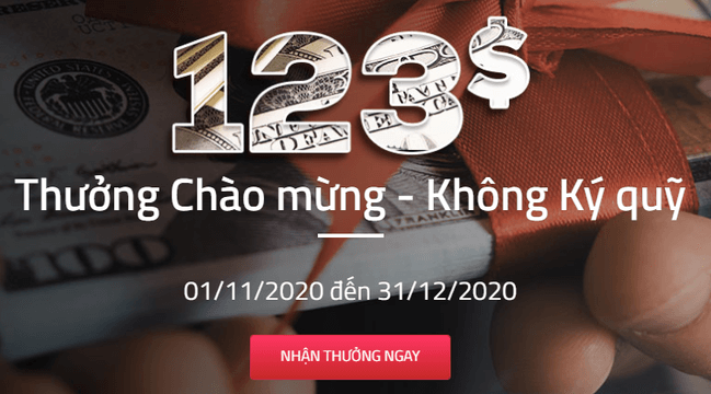 VistaForex Thưởng 123$